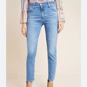 Anthropologie AG Stevie High Rise ankle jeans